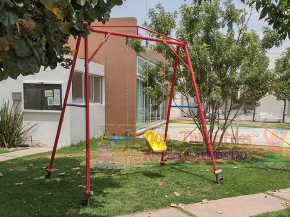 COLUMPIO DE 2 ASIENTOS CALIDAD PARQUE PUBLICO 2.30M DE ALTO USO RUDO CON RESISTENCIA PARA SOPORTAR MUCHO MAS PESO EN CEDULA 30 IDEAL PARA APLICACIONES EN EL EXTERIOR Y USOS QUE REQUIERAN UNA GRAN RESISTENCIA ESTRUCTURAL O MECÁNICA *COLORES A ELEGIR POR EL CLIENTE